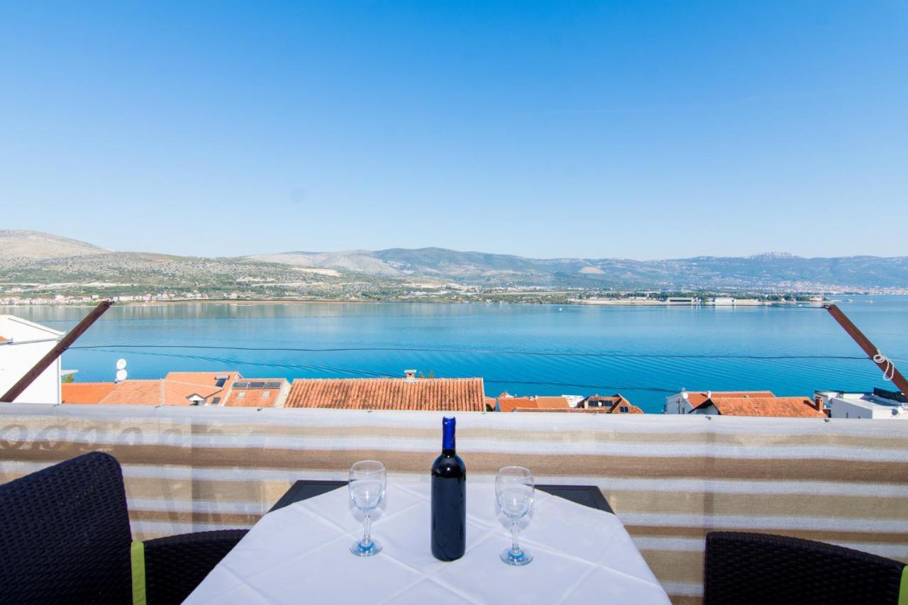 Holidays Slanada With Terrace And Sea View, Near The & Town Trogir, Free Parking, Quiet Place On Peninsula Ciovo Apartment